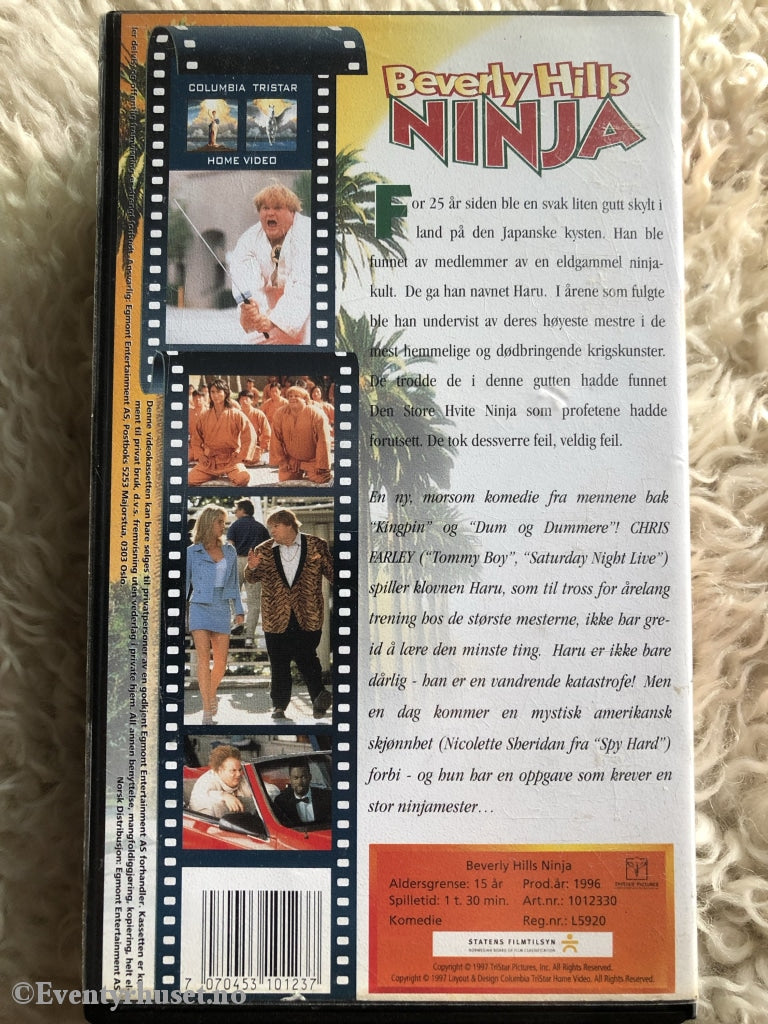 Beverly Hills Ninja. 1996. Vhs. Vhs