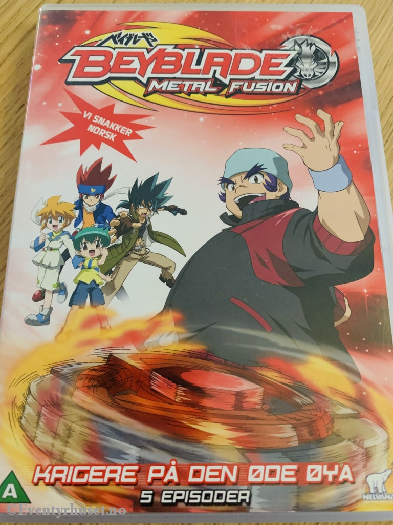 Beyblade Metal Fusion 5: Krigere På Den Øde Øya. 2011. Dvd. Dvd