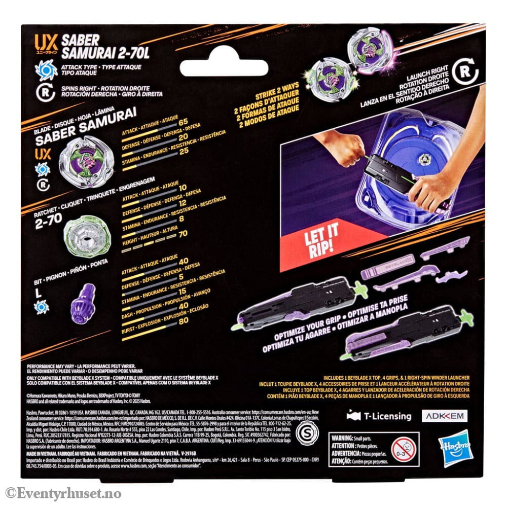 Beyblade X Victory Grip Launcher Set Toys