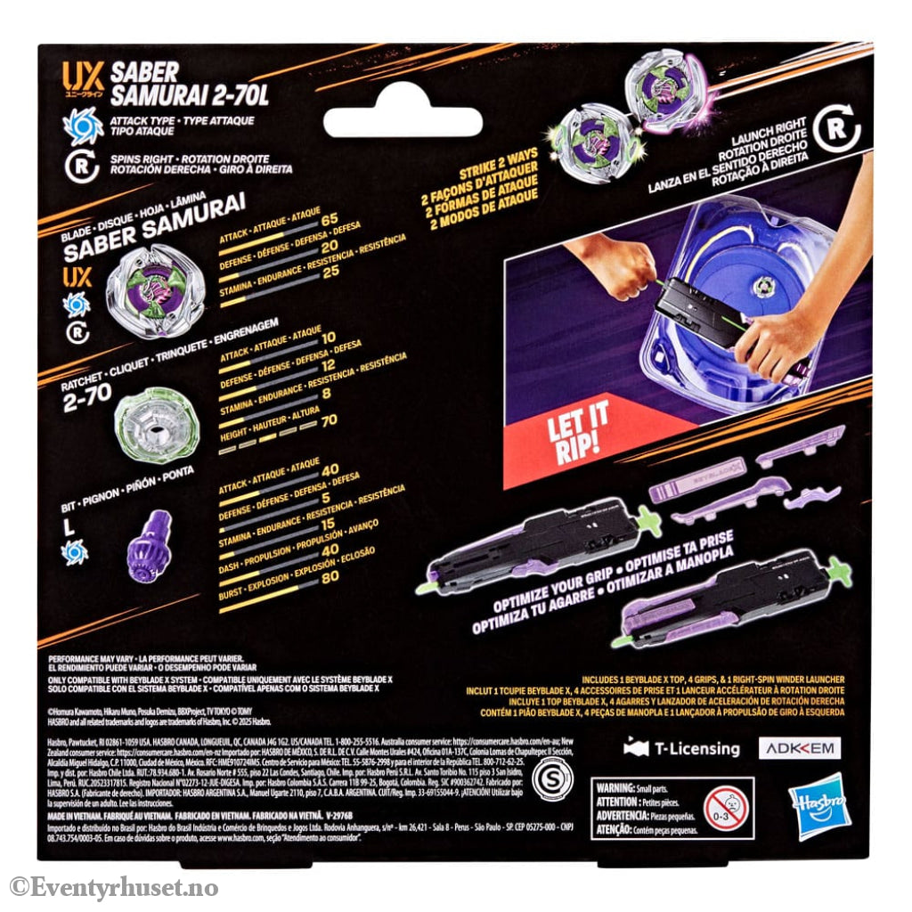 Beyblade X Victory Grip Launcher Set Toys