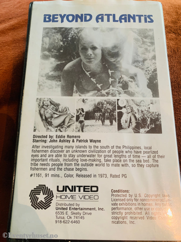 Beyond Atlantis. 1973. VHS Big Box. VHS Big Box