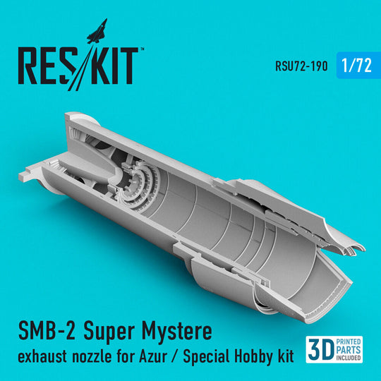 SMB-2 Super Mystère exhaust nozzle for Azur / Special Hobby kit