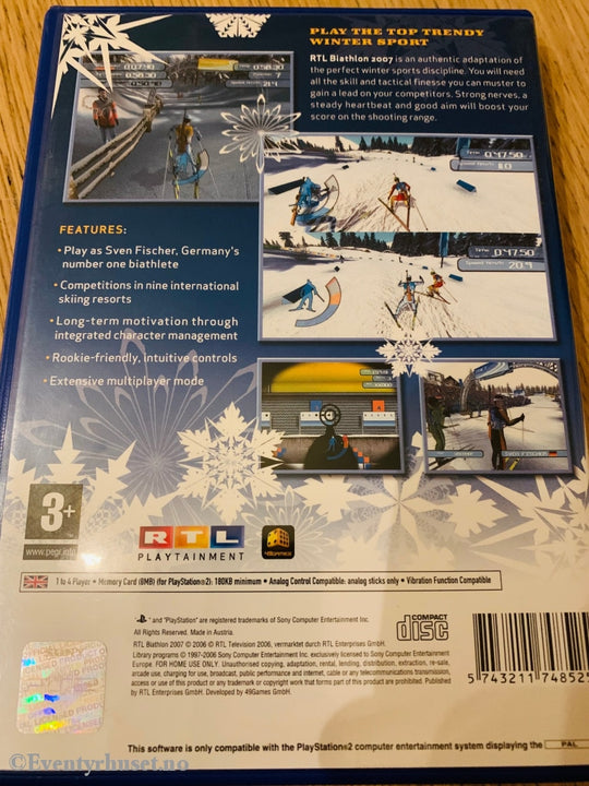 Biathlon 2007. Ps2. Ps2