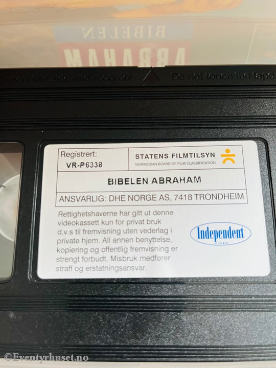 Bibelen - Abraham. 1993. Vhs. Vhs