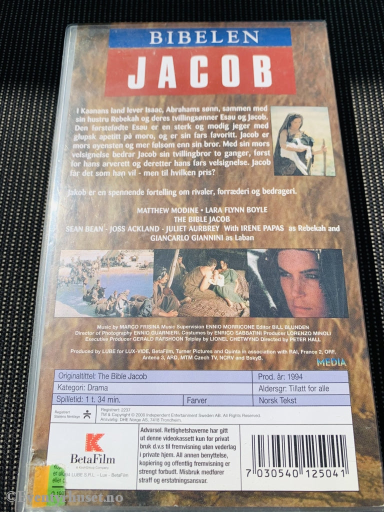 Bibelen - Jacob. 1994. Vhs. Vhs