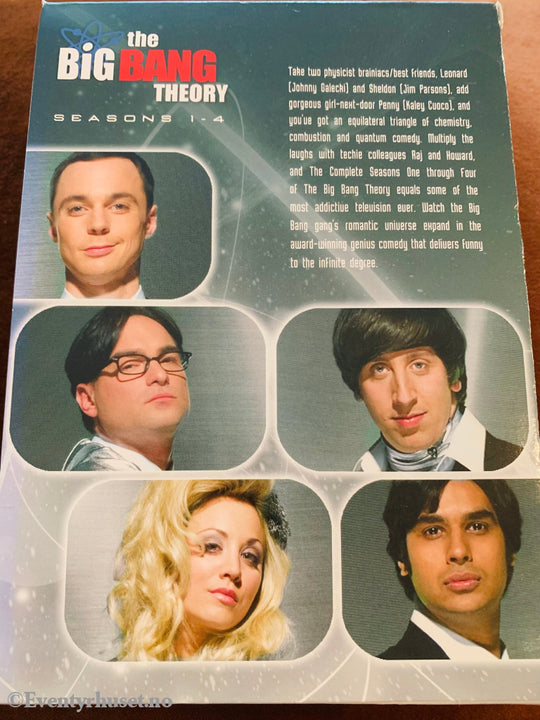 Big Bang Theory. Sesong 1-4. Dvd Samleboks.