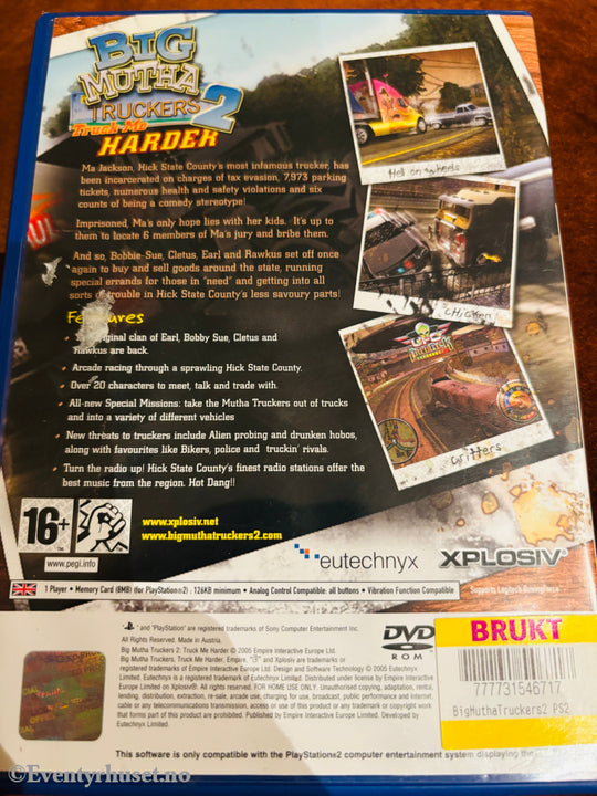 Big Mutha Truckers 2: Truck Me Harder. PS2.