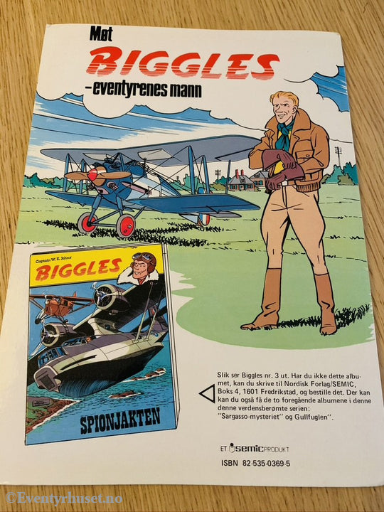 Biggles. 1978/04. Trussel Fra Rommet. Tegneseriealbum