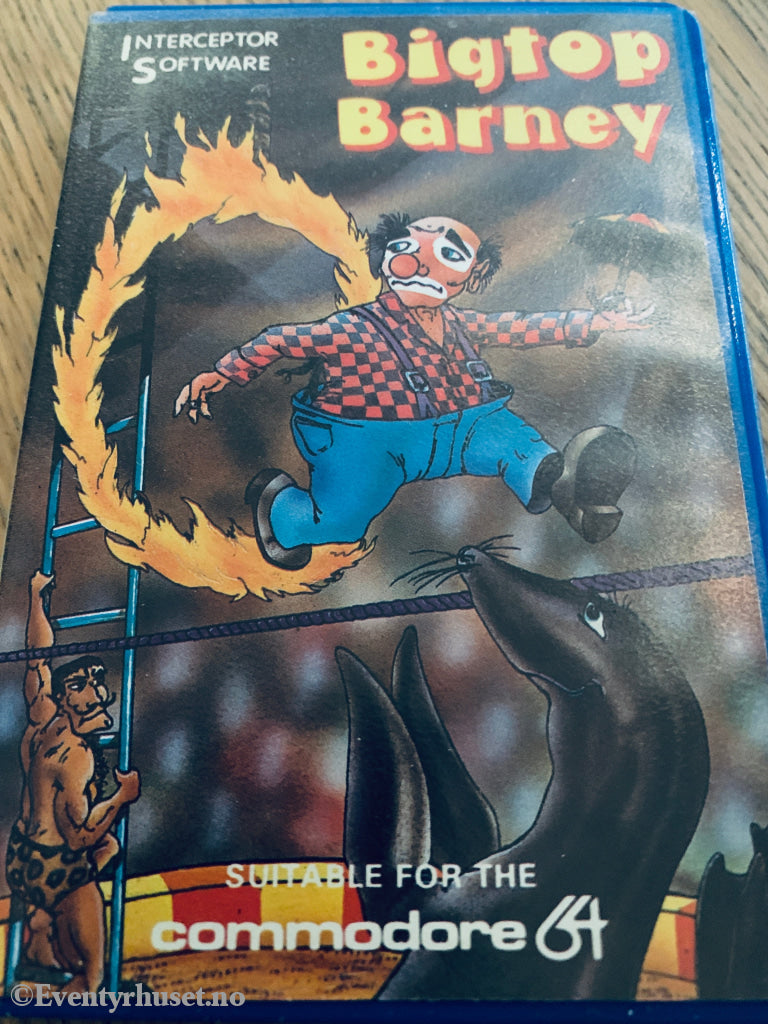Bigtop Barney (1984). Commodore 64 (C64) spill solgt i Norge! Commodore 64/139
