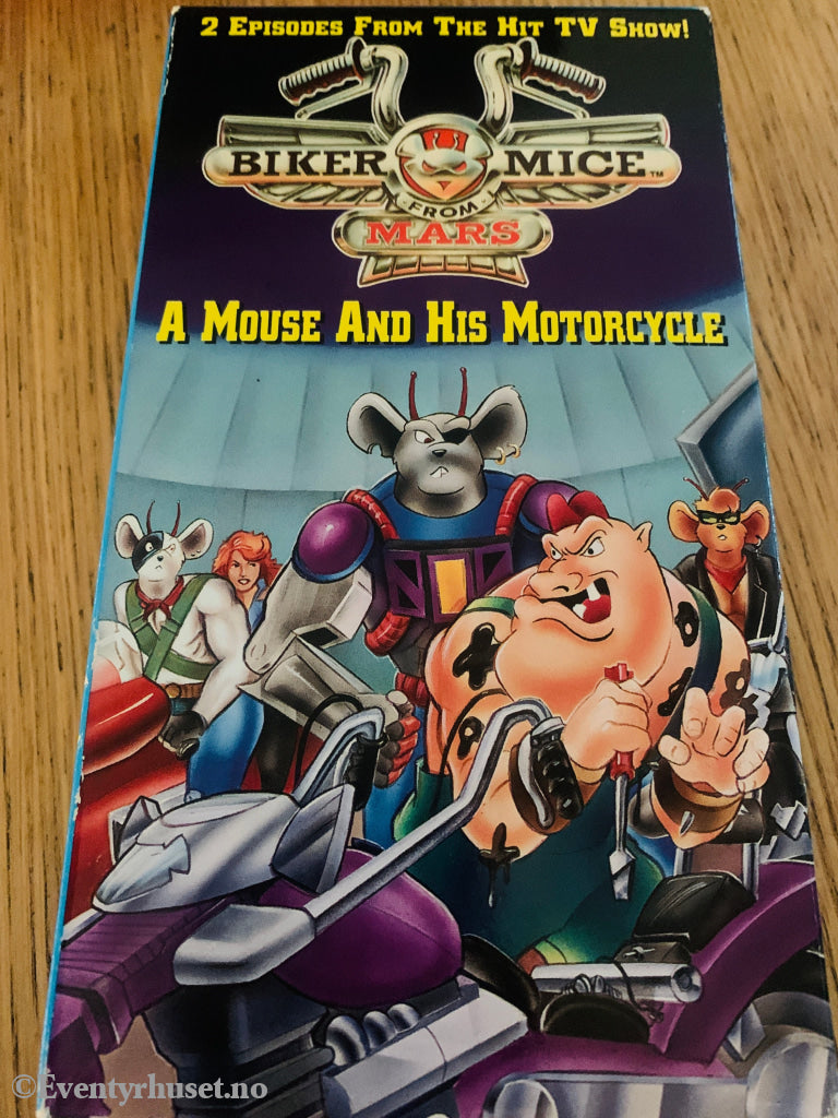 Biker Mice from Mars: A Mouse and His Motorcycle (1993). VHS slipcase.