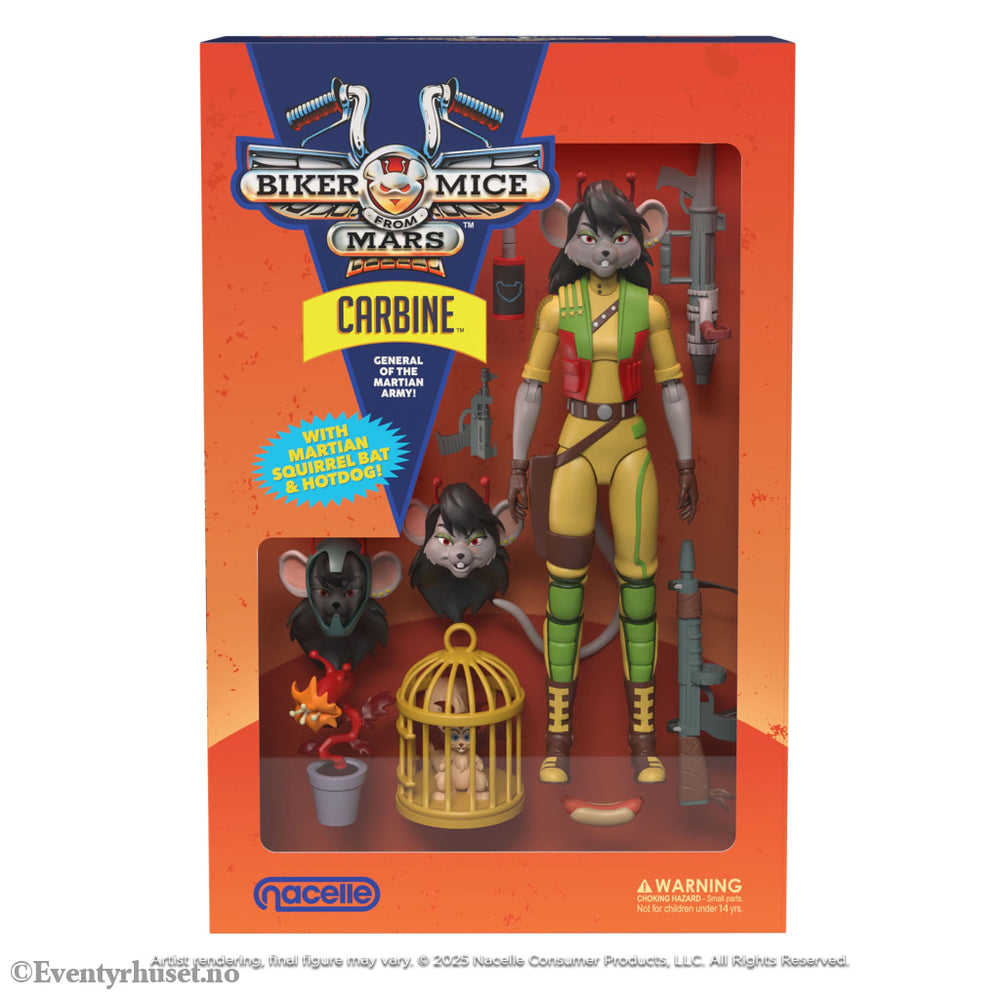 Biker Mice From Mars Action Figure Carbine 23 cm. Mint In Sealed Box (MISB)! Actionfigur