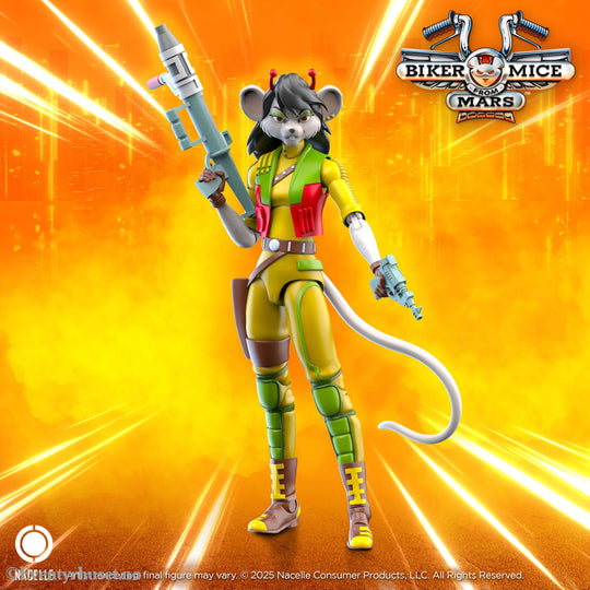 Biker Mice From Mars Action Figure Carbine 23 cm. Mint In Sealed Box (MISB)! Actionfigur