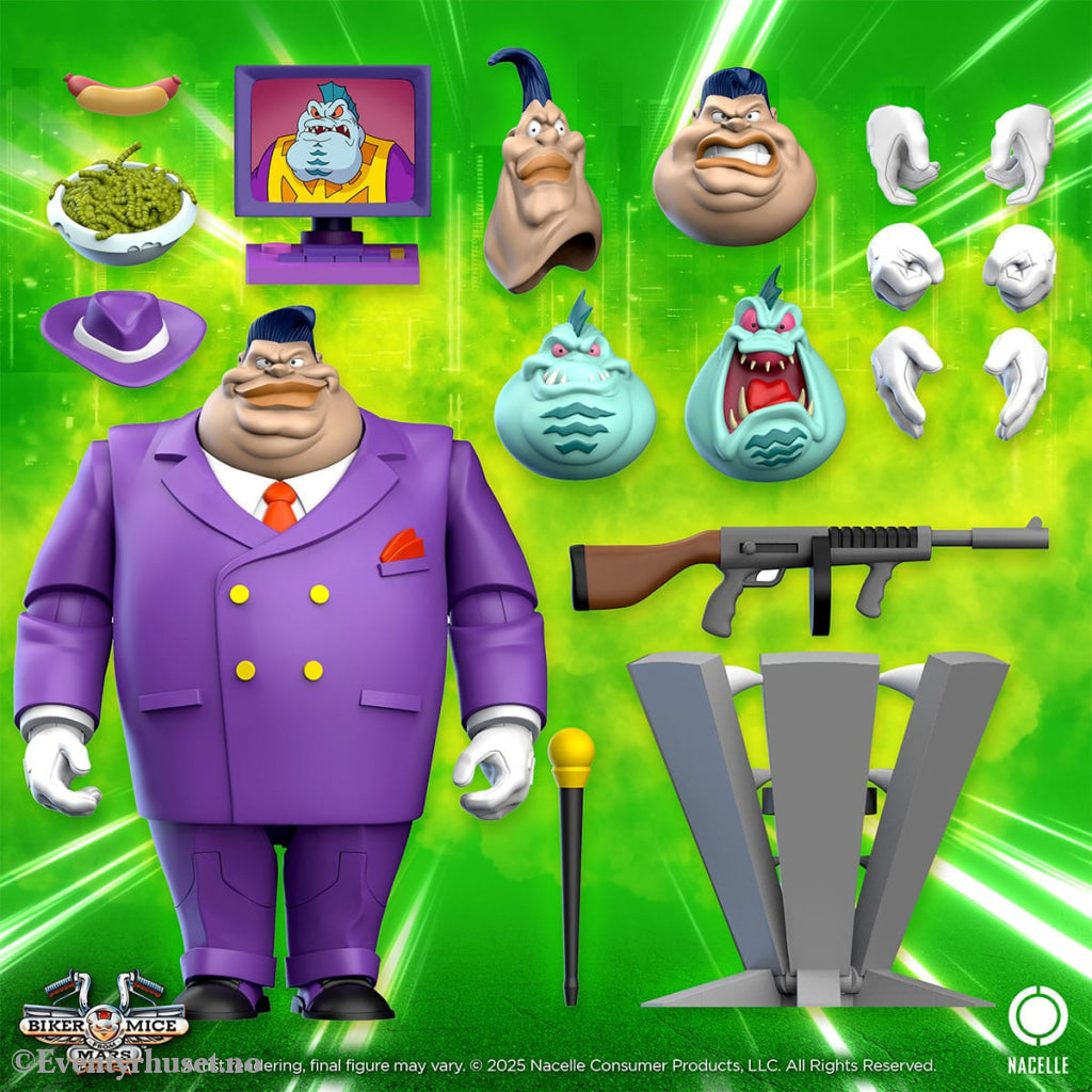 Biker Mice From Mars Action Figure Limburger 23 cm. Mint In Sealed Box (MISB)! Actionfigur