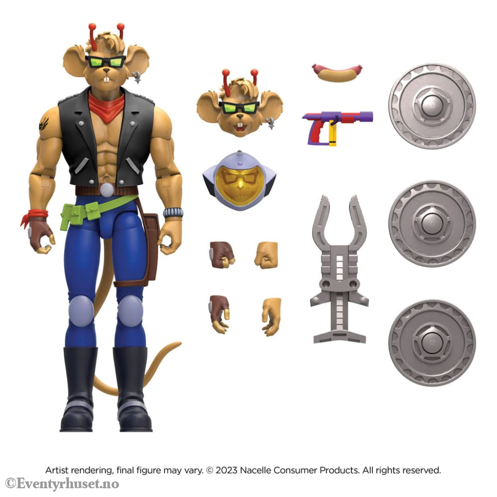 Biker Mice From Mars Action Figure Throttle 18 cm Actionfigur