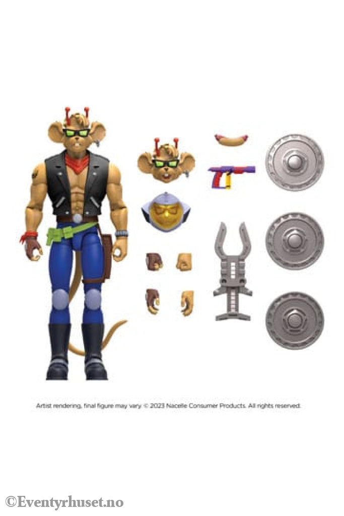 Biker Mice From Mars Action Figure Throttle 18 cm Actionfigur