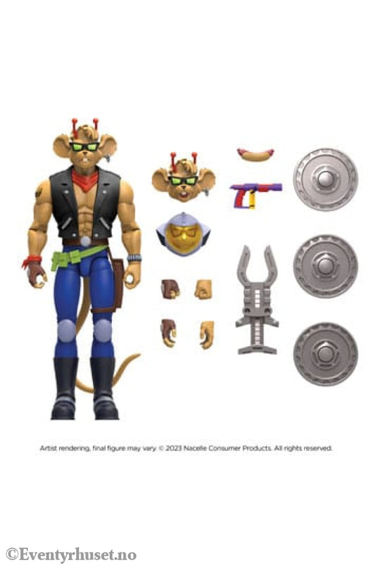 Biker Mice From Mars Action Figure Throttle 18 cm Actionfigur