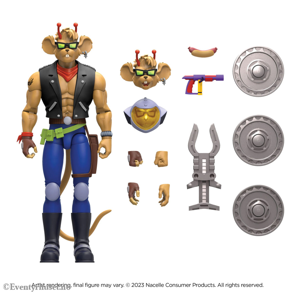 Biker Mice From Mars Action Figure Throttle 18 cm Actionfigur