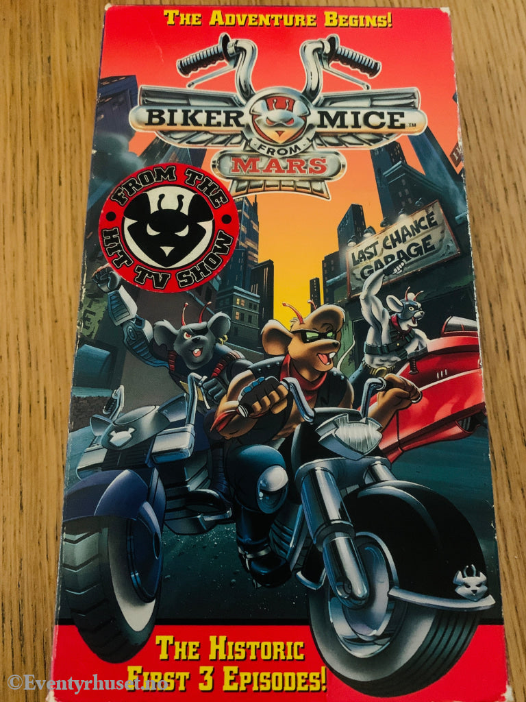 Biker Mice from Mars: The Adventure Begins (1993). VHS slipcase.