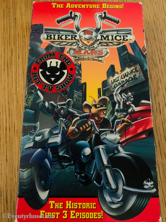 Biker Mice from Mars: The Adventure Begins (1993). VHS slipcase.