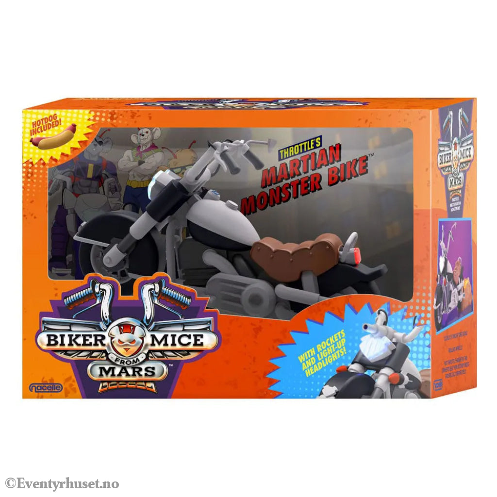 Biker Mice From Mars Vehicle Throttle´S Martian Monster Bike Action Figure 23 cm. Mint In Sealed Box (MISB)! Actionfigur