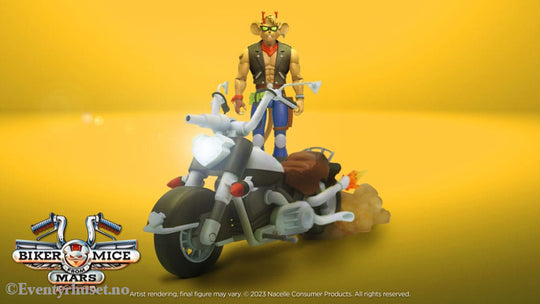 Biker Mice From Mars Vehicle Throttle’s Martian Monster Bike 23 cm Toys