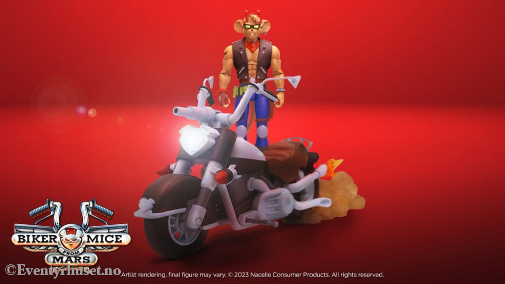 Biker Mice From Mars Vehicle Throttle’s Martian Monster Bike 23 cm Toys