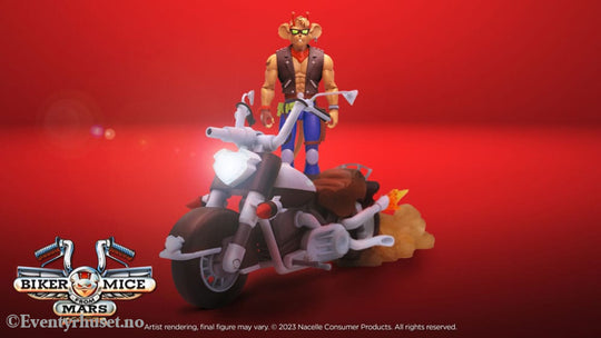 Biker Mice From Mars Vehicle Throttle’s Martian Monster Bike 23 cm Toys