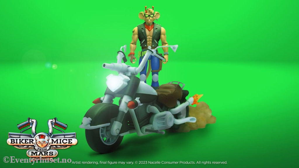 Biker Mice From Mars Vehicle Throttle’s Martian Monster Bike 23 cm Toys