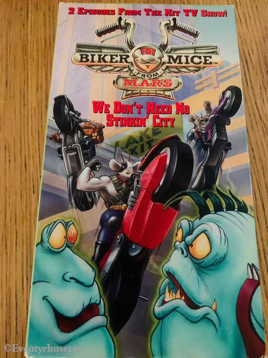 Biker Mice from Mars: We Don’t Need No Stinkin’ City (1993). VHS slipcase.
