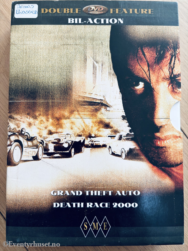 Bil-Action Double Feature: Grand Theft Auto & Death Race 2000, 1977. DVD samleboks.