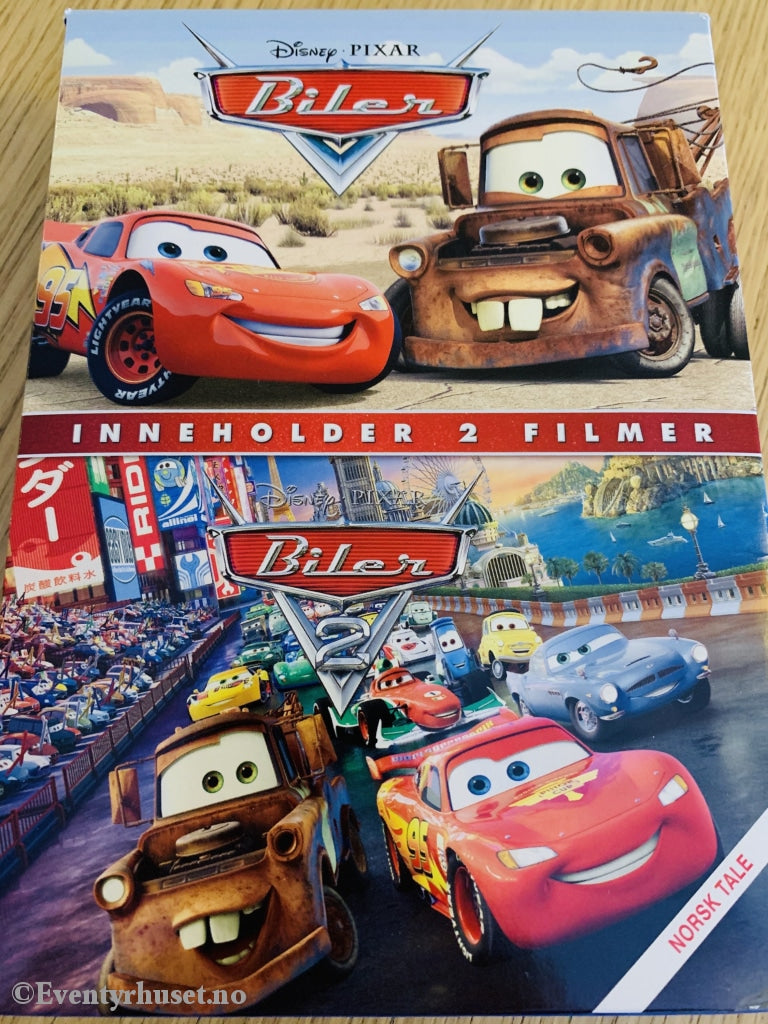 Biler Og 2. Dvd Samleboks.