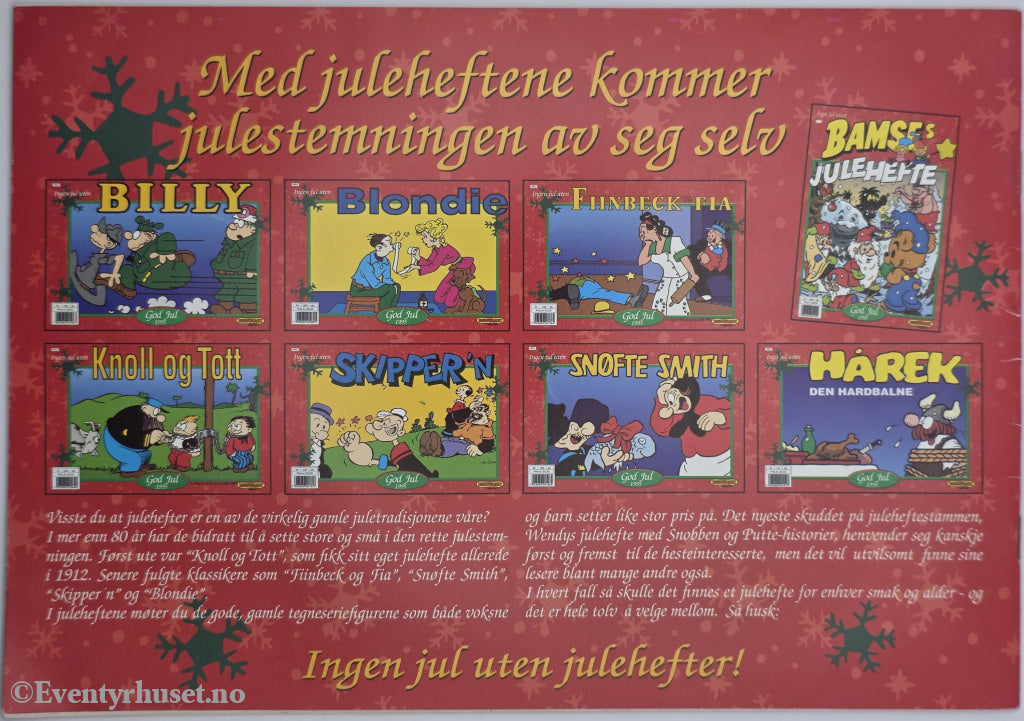 Billy. 1995. Julehefte.