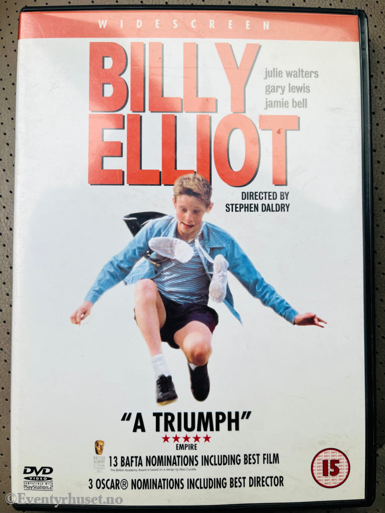 Billy Elliot. 2000. Dvd. Engelsk Utgave. Dvd