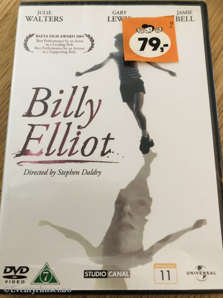 Billy Elliot. 2000. Dvd. Ny I Plast! Dvd