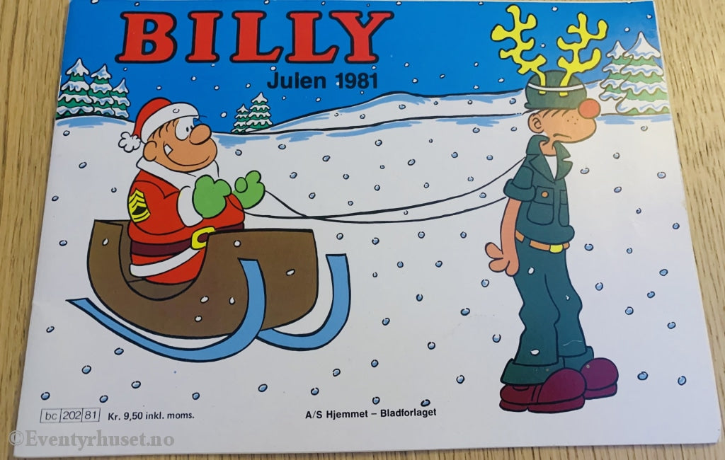 Billy. Julen 1981. Julehefter