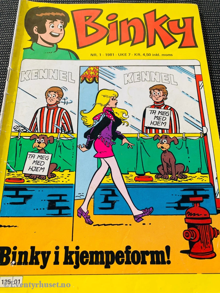 Binky. 1981/01. Tegneserieblad