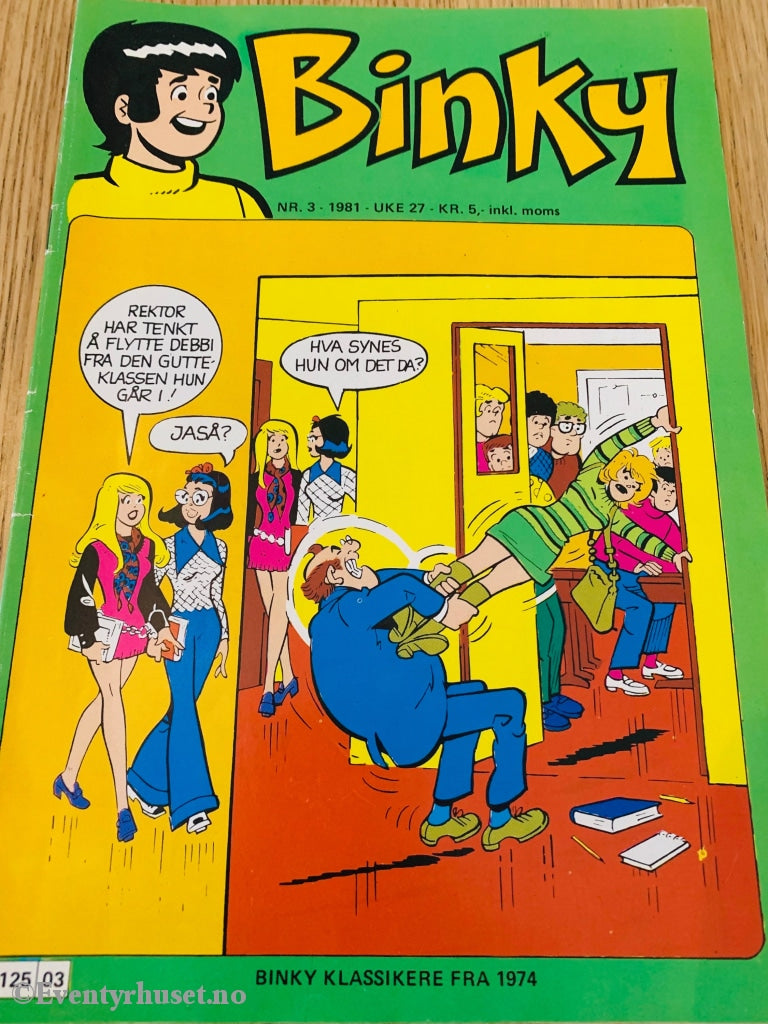 Binky. 1981/03. Tegneserieblad