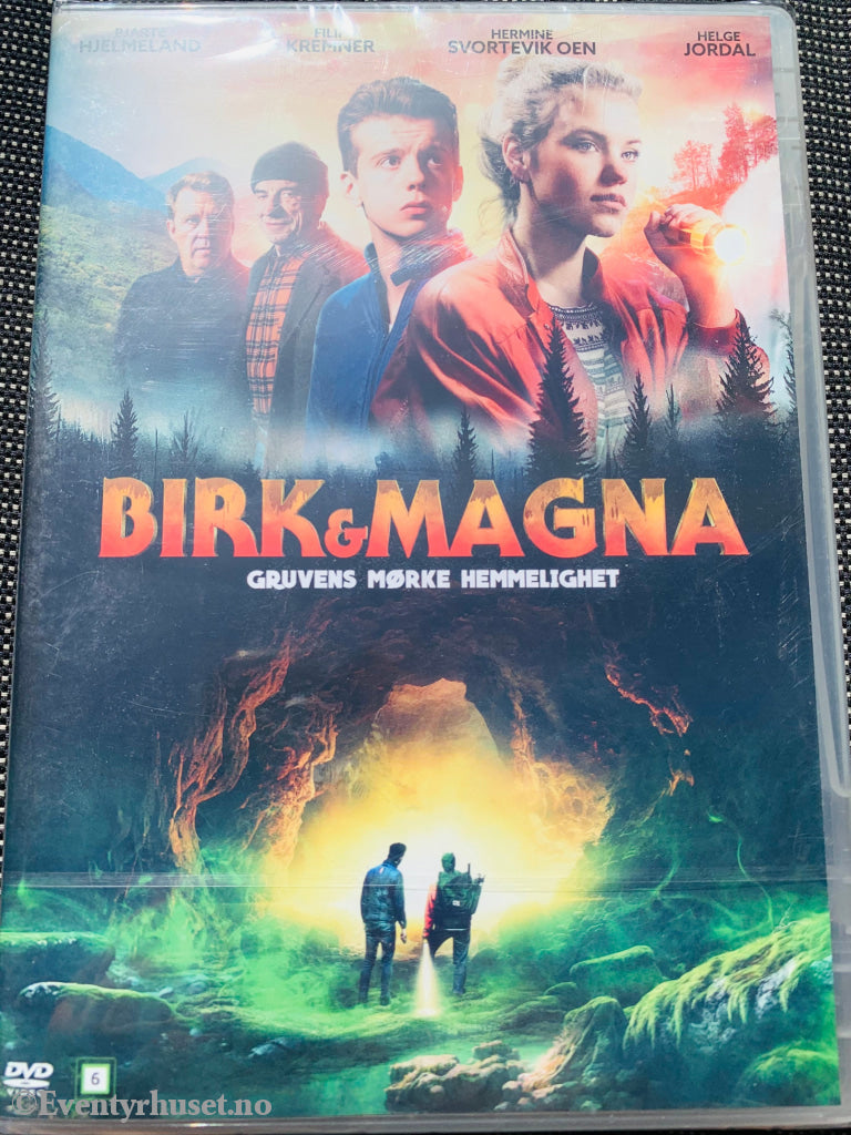 Birk & Magna. Gruvens Mørke Hemmeligehet. Dvd Ny I Plast!