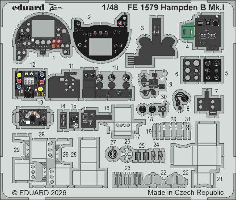 Hampden B Mk.I 1/48 for ICM