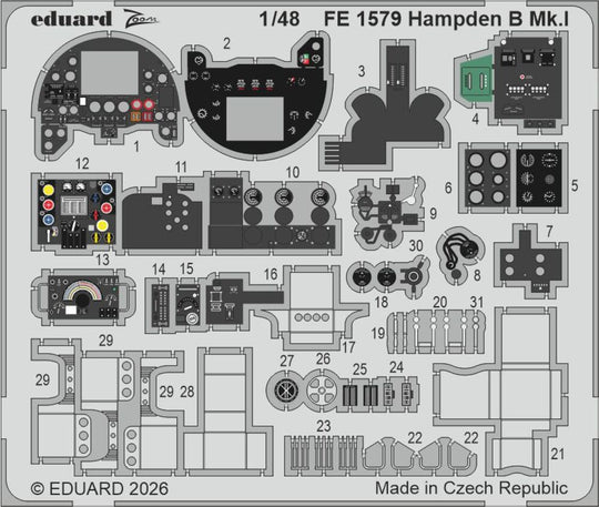 Hampden B Mk.I 1/48 for ICM