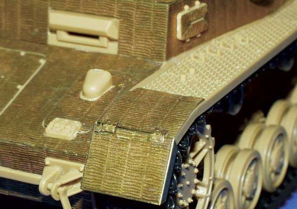Zimmerit Flakpanzer IV Wirbelwind für Tamiya Bausatz