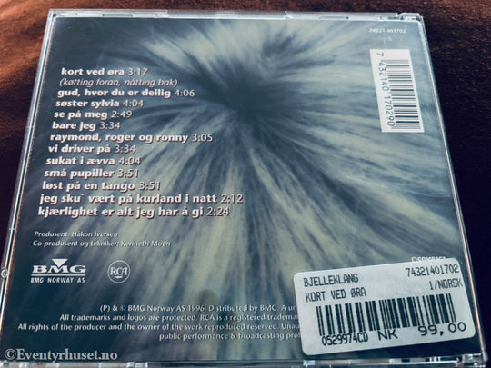 Bjelleklang - Kort Ved Øra. CD.