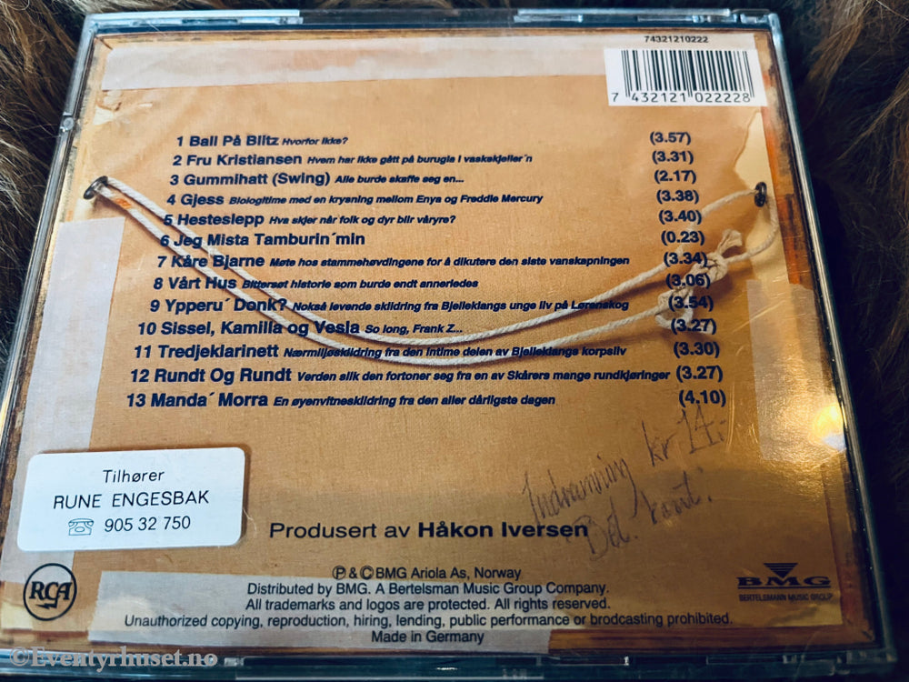 Bjelleklang. YppRu´dOnk. CD.