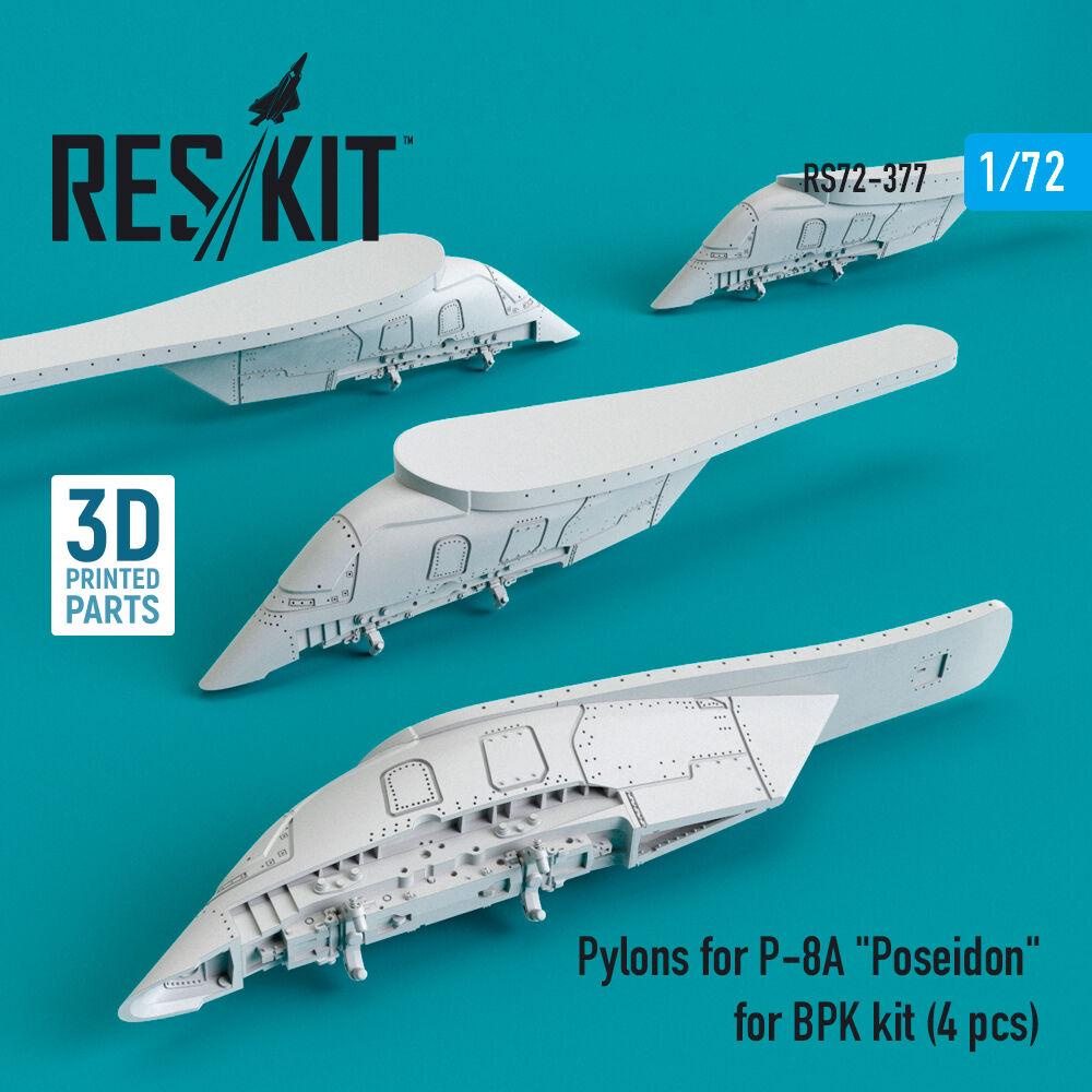Pylons for P-8A Poseidon for BPK kit (4 pcs) (3D Printed)