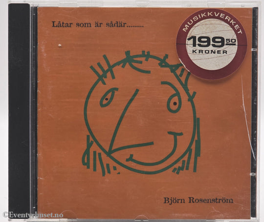 Björn Rosenström. 2001. Låtar som är sådär.... CD.