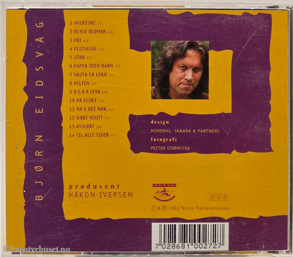 Bjørn Eidsvåg - Til alle tider 1992 . Musikk-CD.