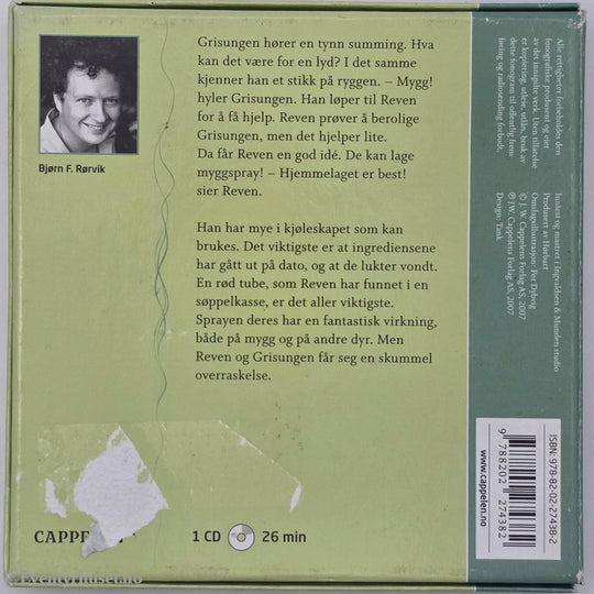 Bjørn F. Rørvik / Per Dybvig. Myggsprayen. Lydbok på CD.