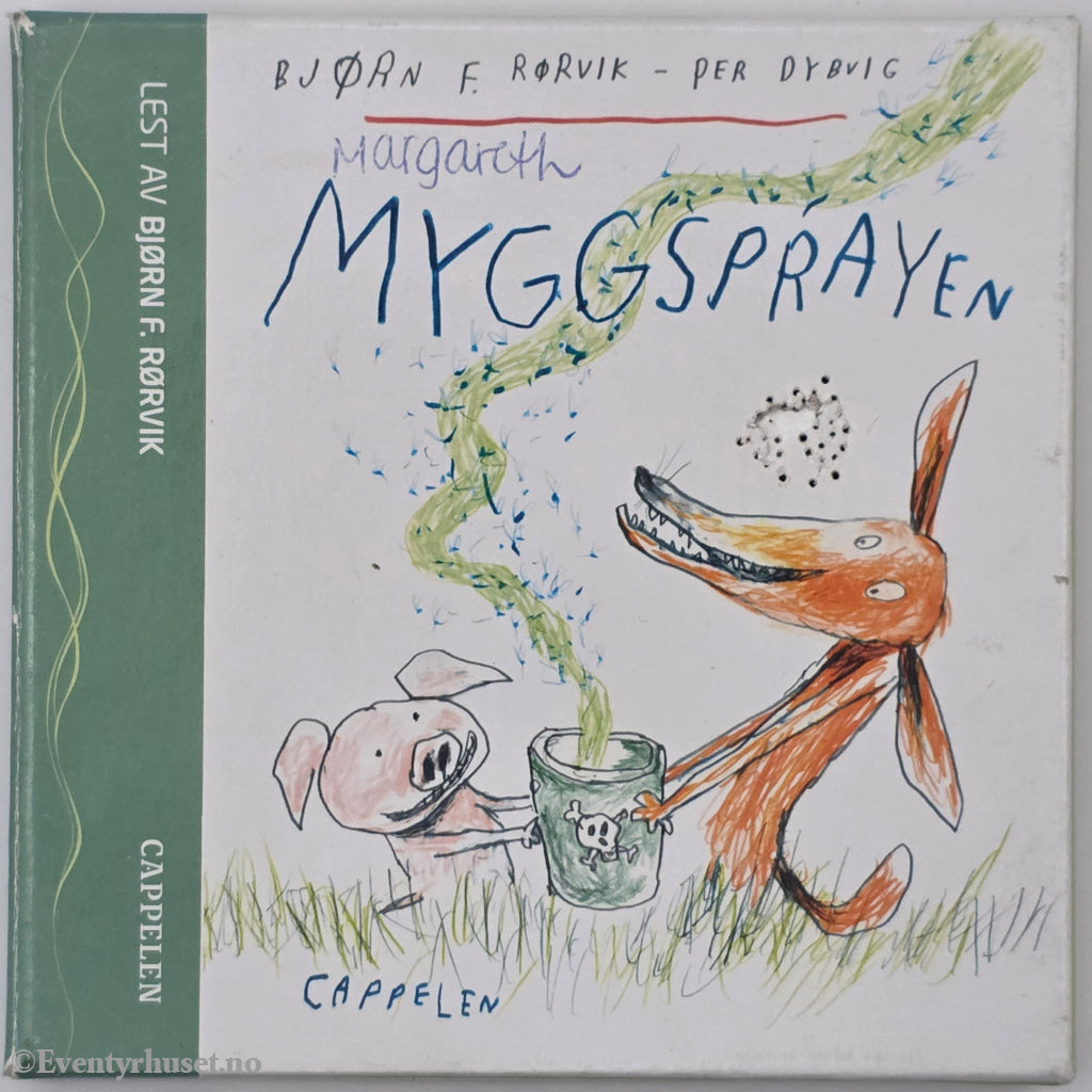 Bjørn F. Rørvik / Per Dybvig. Myggsprayen. Lydbok på CD.