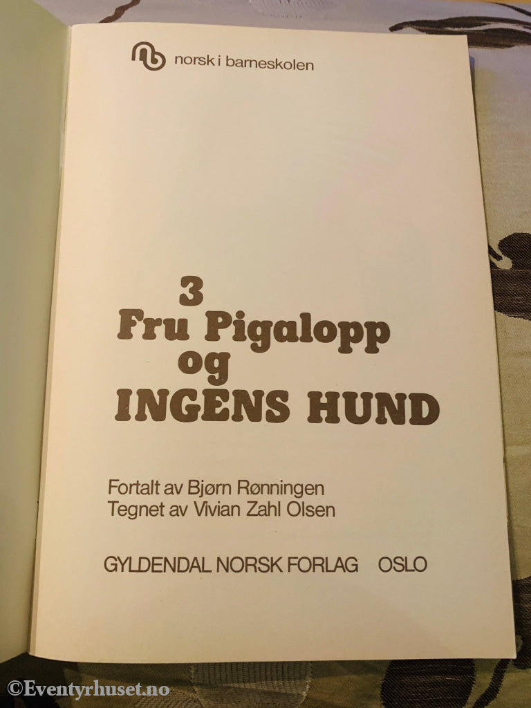 Bjørn Rønningen. 1978. Hefte Nr. 3. Fru Pigalopp Og Ingens Hund.