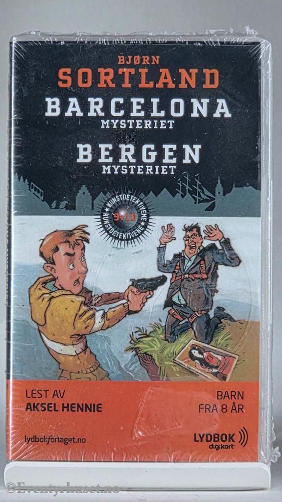 Bjørn Sortland (2009). Barcelonamysteriet / Bergenmysteriet. Lydbok på digikort. Ny i plast!